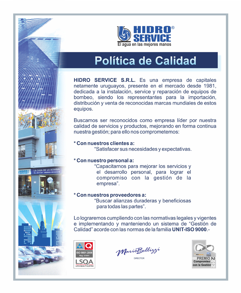 Politica de calidad